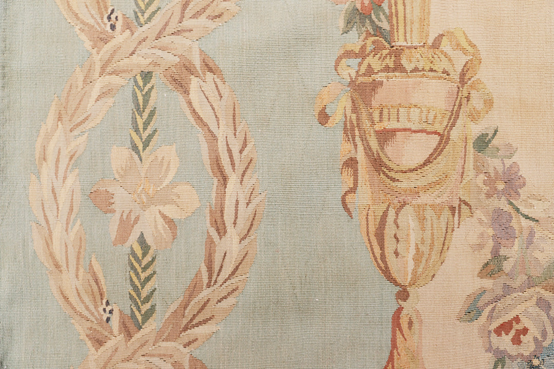 7'x11' Wool Tapestry | French Aubusson Design Wall Tapestry