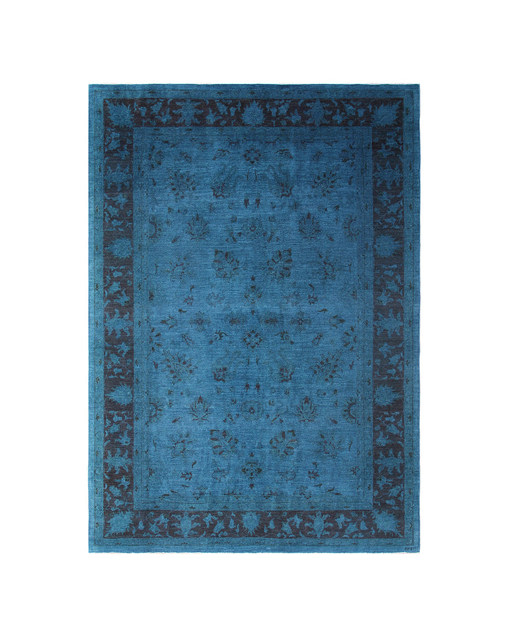 7'x10' Ariana Overdyed Rug | Blue Agra Design Rug