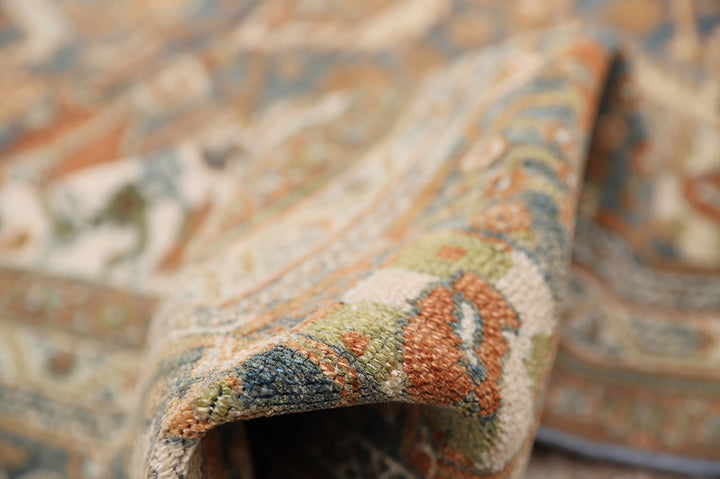 7'x12' Vintage Persian Bibikabad Rug | Hand-Knotted Rug