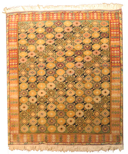 5'x6' Afghan Caucasian Design Rug