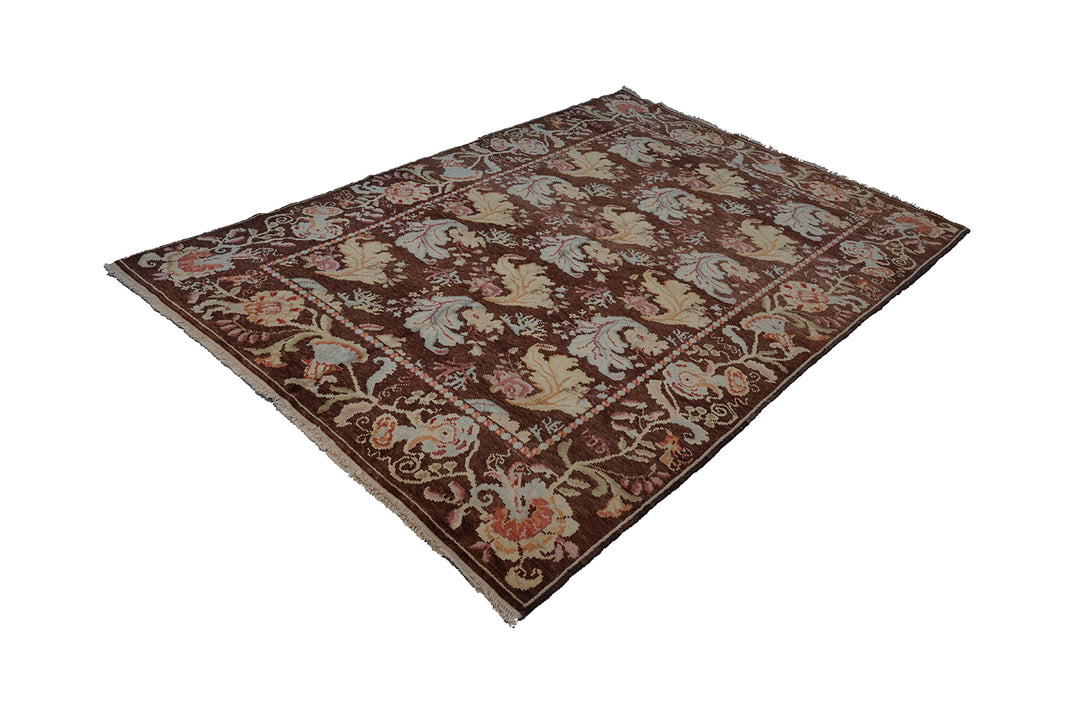 6'x9' Hand Knotted Wool Ariana Bessarabian Design Rug