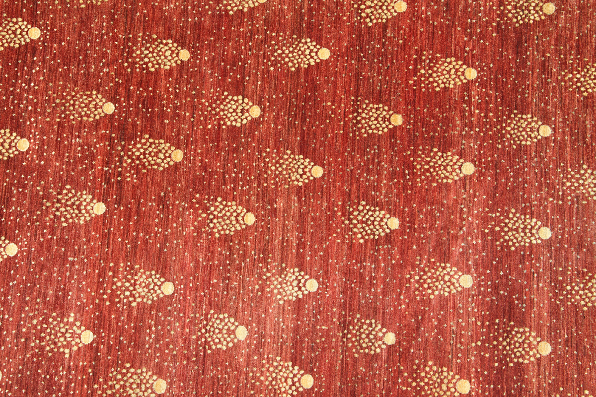 12.02 x  9.00 Ariana Transitional Red Camel Rug