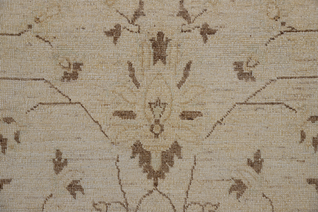 8'x10' Afghan Hand-Knotted Ziegler Rug | Traditional | Organic Wool