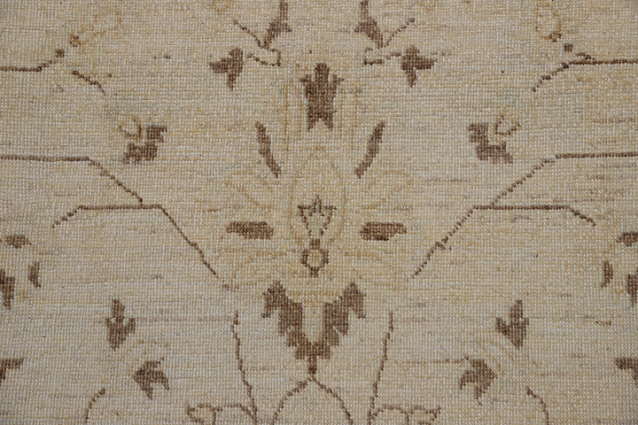 8'x10' Afghan Hand-Knotted Ziegler Rug | Traditional | Organic Wool