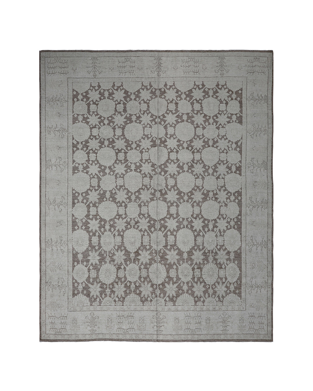 8'x10' Earth-tone Tabriz Haji Jalili style Ariana Transitional Rug