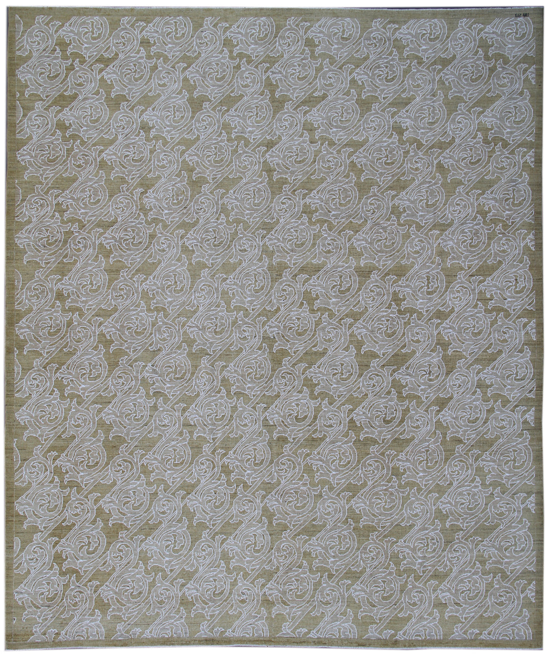 8'x10' Hand-Knotted Afghan Rug | Organic Wool | Transitional