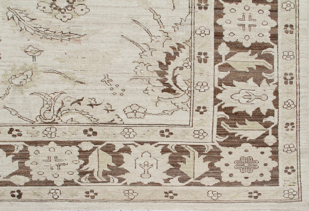 8'x10' Hand-Knotted Afghan Sultanabad Rug | Organic Wool Rug
