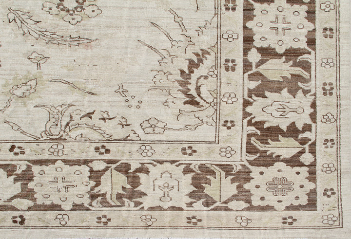 8'x10' Hand-Knotted Afghan Sultanabad Rug | Organic Wool Rug