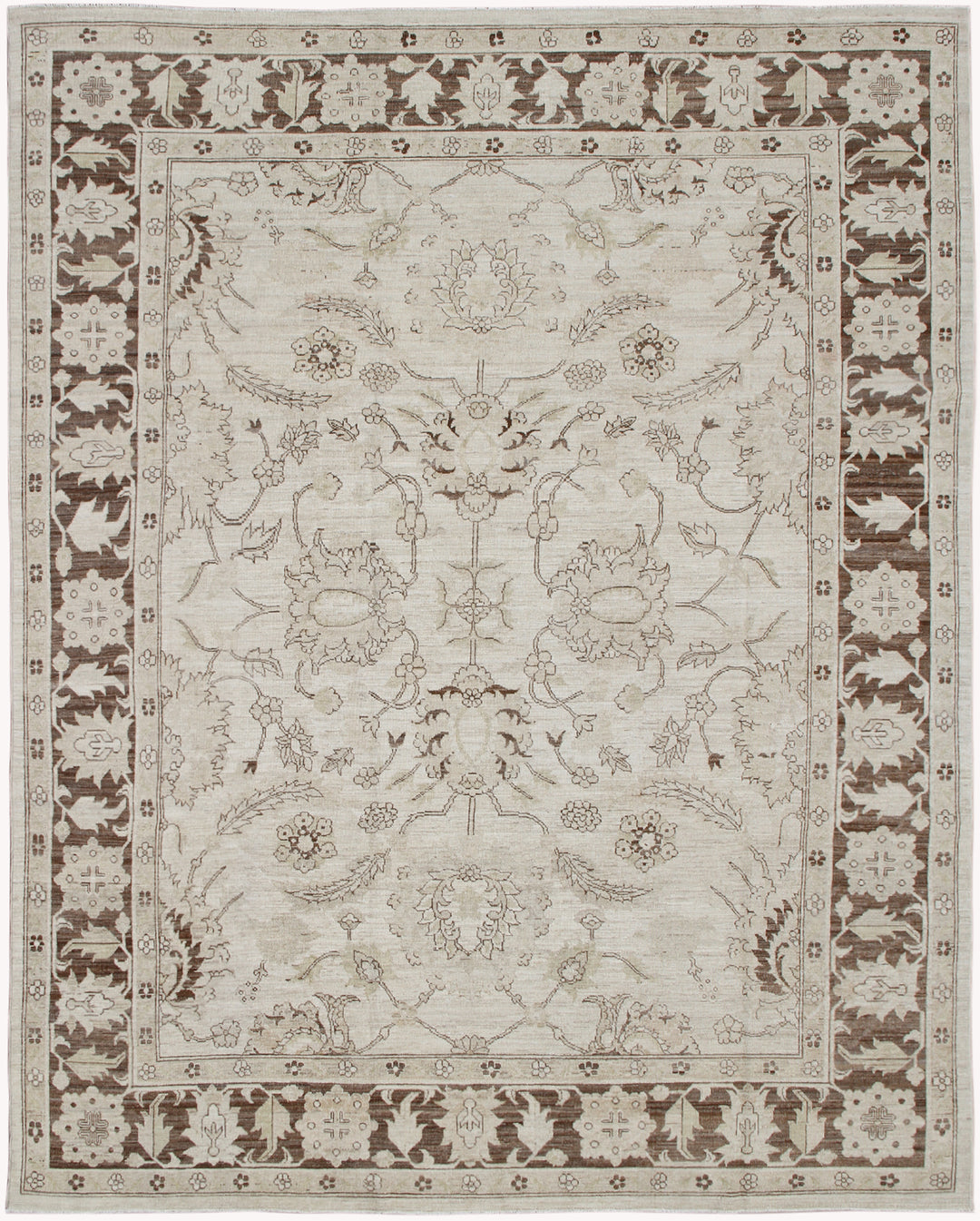 8'x10' Hand-Knotted Afghan Sultanabad Rug | Organic Wool Rug