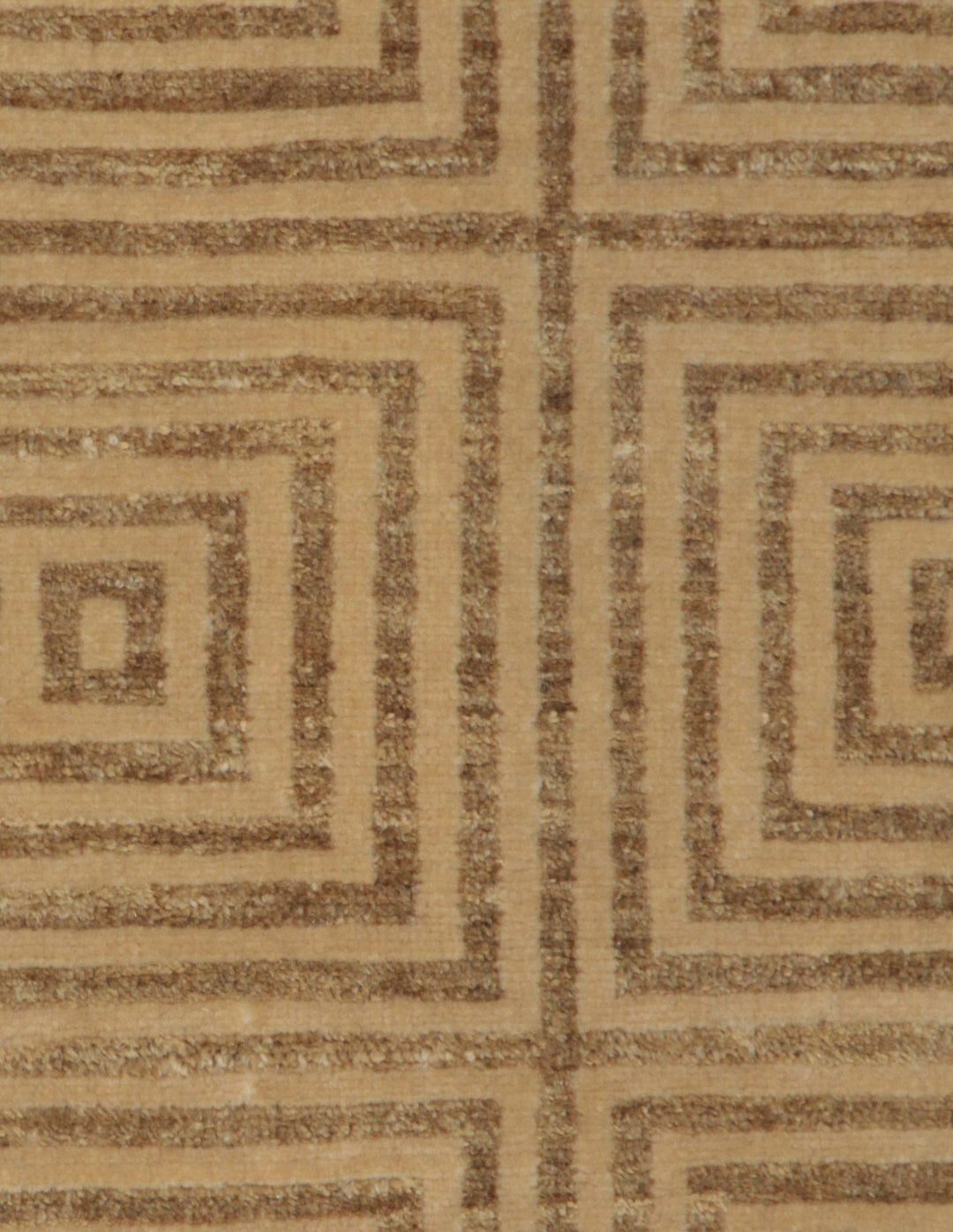 8'x10' Hand-Knotted Geometric Rug | Organic Wool | Modern Rug