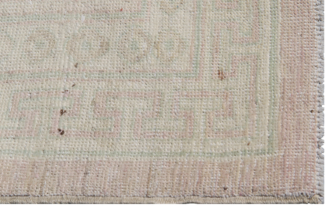 8'x10' Hand-Knotted Khotan Rug | Organic Wool | Faded Rug