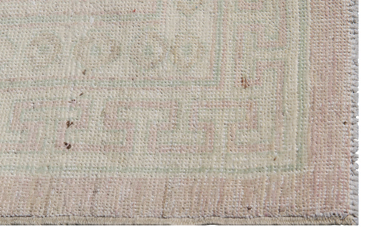 8'x10' Hand-Knotted Khotan Rug | Organic Wool | Faded Rug