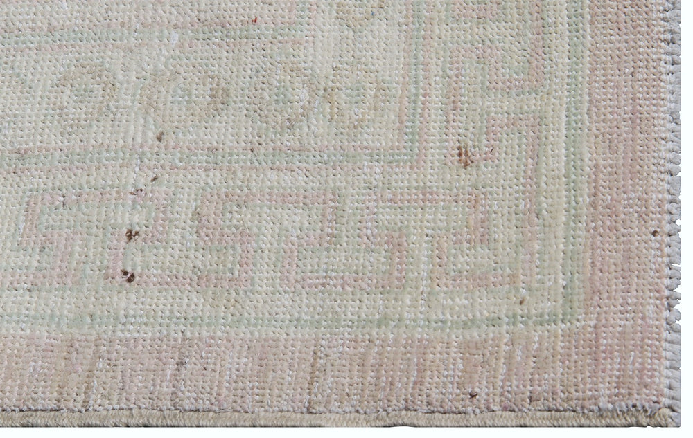 8'x10' Hand-Knotted Khotan Rug | Organic Wool | Faded Rug