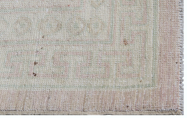 8'x10' Hand-Knotted Khotan Rug | Organic Wool | Faded Rug