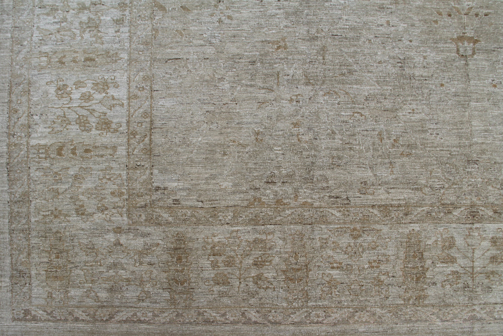 8'x10' Hand-Knotted Rug | Tabriz Rug | Vintage Look | Organic Wool Rug