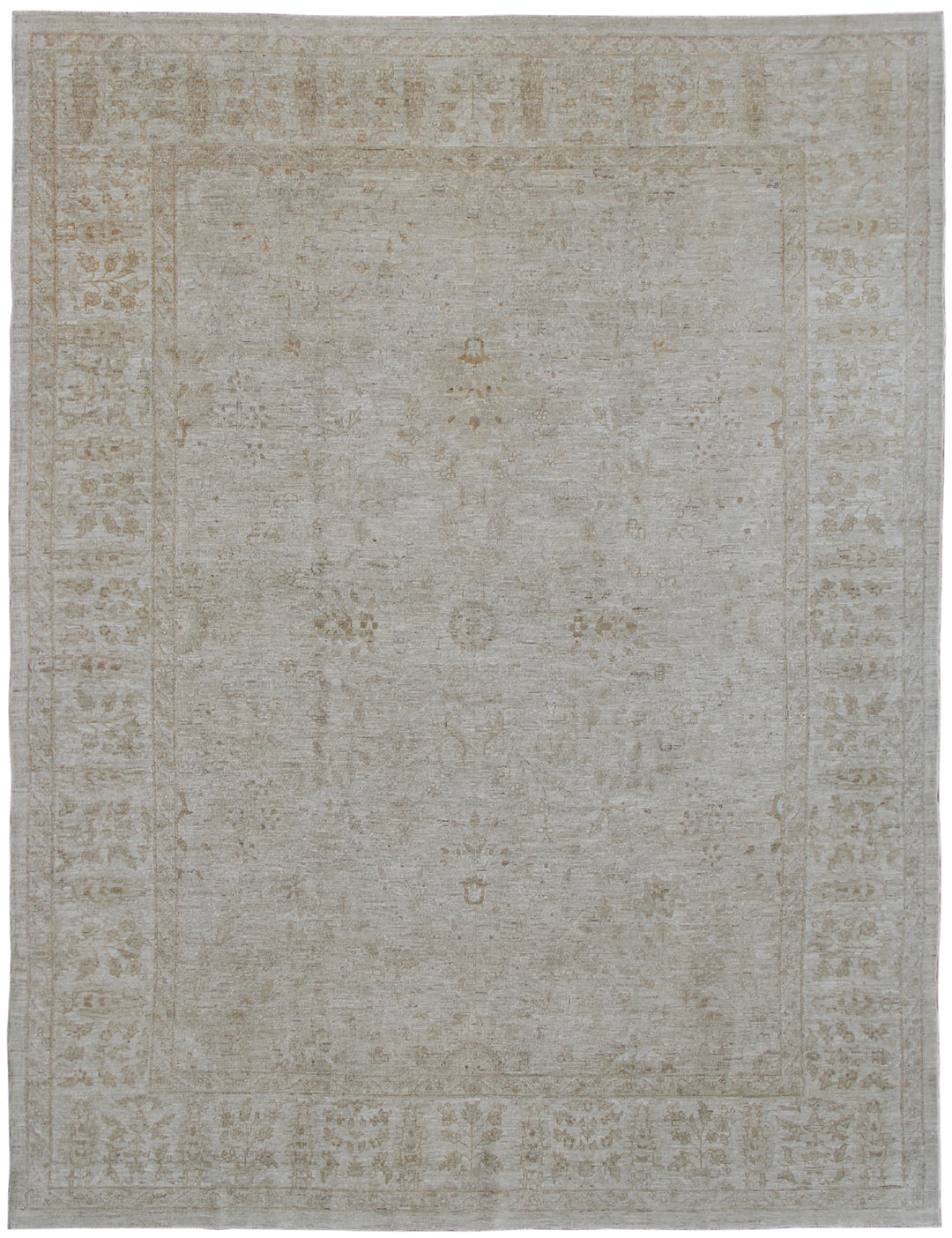 8'x10' Hand-Knotted Rug | Tabriz Rug | Vintage Look | Organic Wool Rug