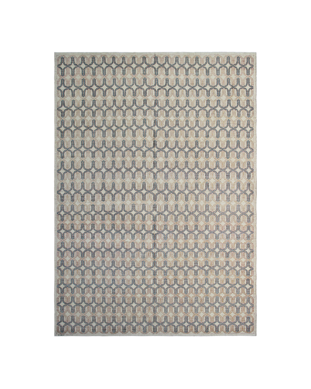 8'x10' Hand-Knotted Rug | Tile Modern Rug | Organic Wool | Modern