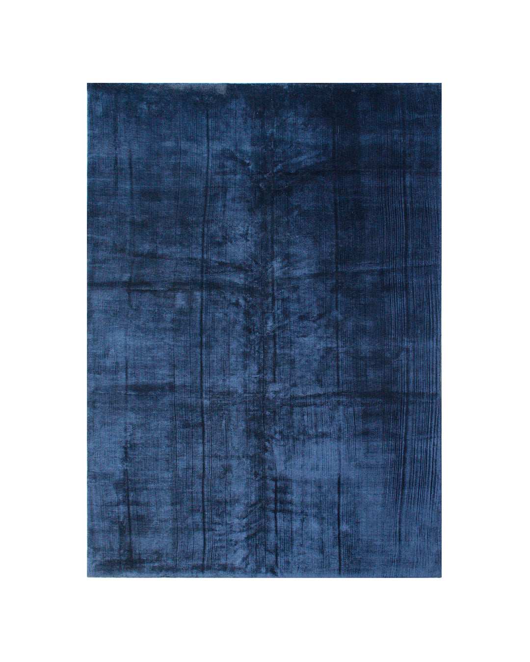 8'x10' Hand-Knotted Silk Rug | Deep Blue Modern Luxury | Ariana Rugs