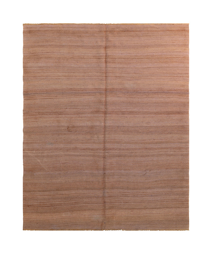 8'x10' Jute Rug | Solid Jute Indian Kilim Rug