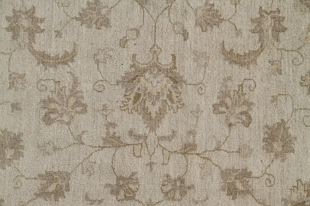 8'x10' Luxury Afghan Hand-Knotted Rug | Faded Tabriz Design in Organic Wool