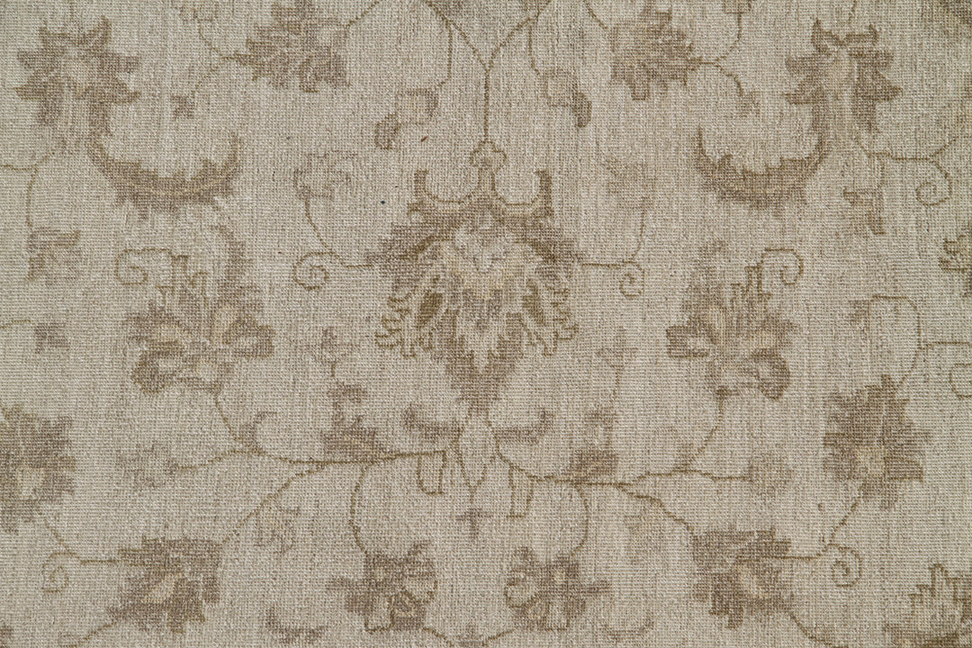 8'x10' Luxury Afghan Hand-Knotted Rug | Faded Tabriz Design in Organic Wool