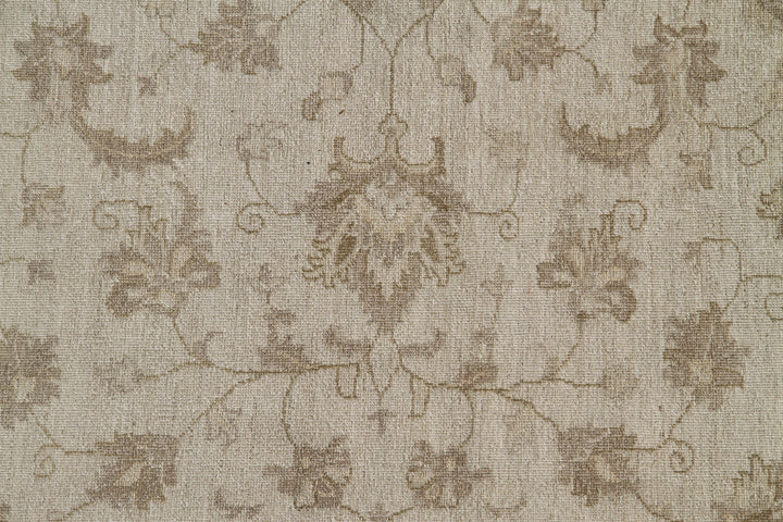 8'x10' Luxury Afghan Hand-Knotted Rug | Faded Tabriz Design in Organic Wool