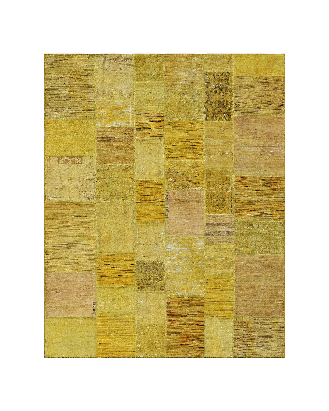 8'x10' Patchwork Rug | Ariana Yellow Patchwork Rug
