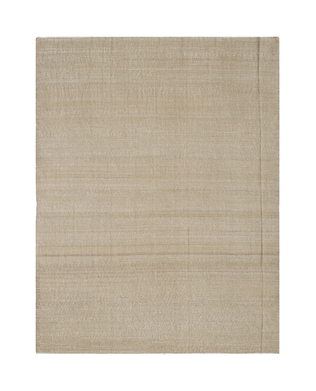Beige woven rug on a white background