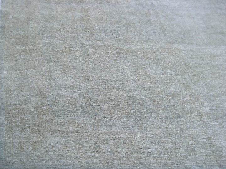 Textured gray rug with a subtle pattern