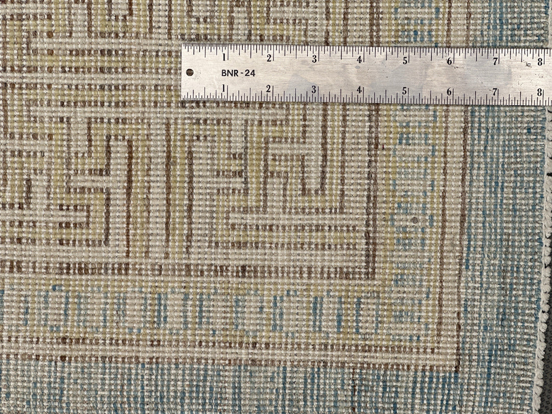 8'x10' Wool Rug | Blue & White |Samarkand Khotan Rug