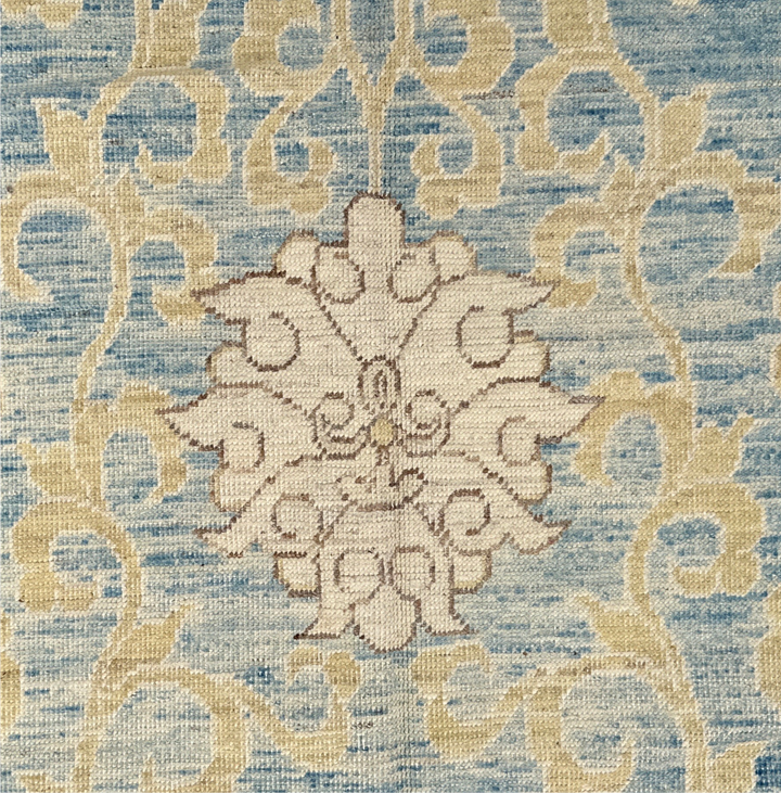 8'x10' Wool Rug | Blue & White |Samarkand Khotan Rug