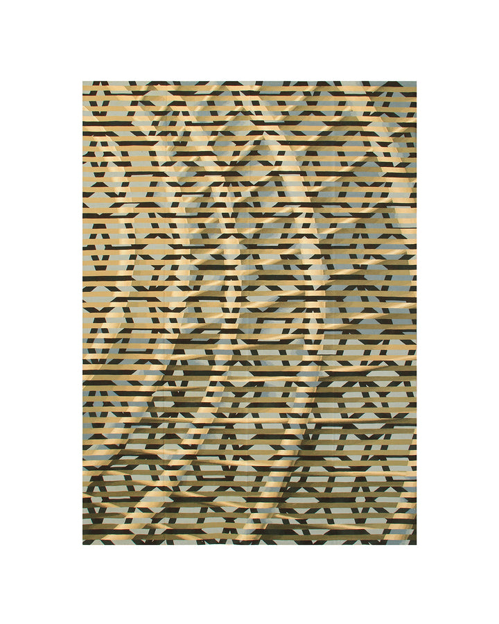 Handwoven modern Aubusson kilim rug with bold geometric pattern, crafted from high‑quality wool by skilled artisans. Luxury flatweave from the Ariana Kilim Collection.