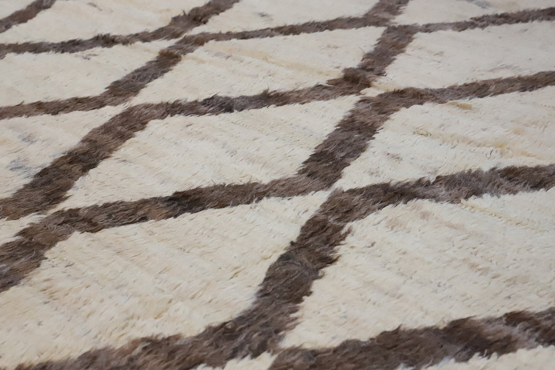 8'x11' Afghan Rug | Moroccan Style | Geometric | Ariana Barchi Rug