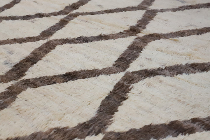 8'x11' Afghan Rug | Moroccan Style | Geometric | Ariana Barchi Rug