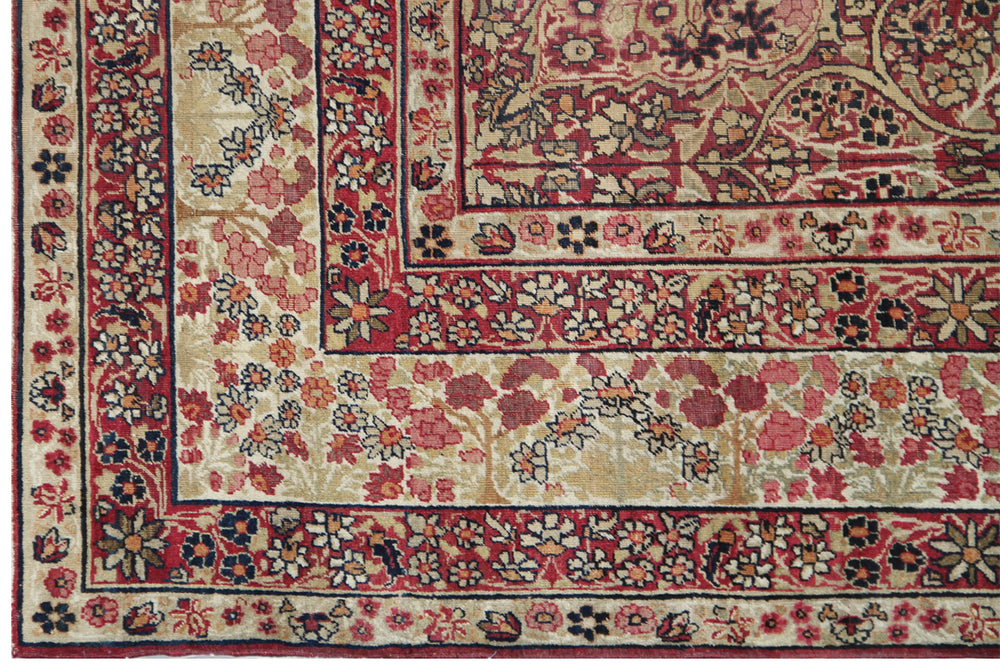 8'x11' Antique Persian Rug | 19th C. Kermanshah Rug