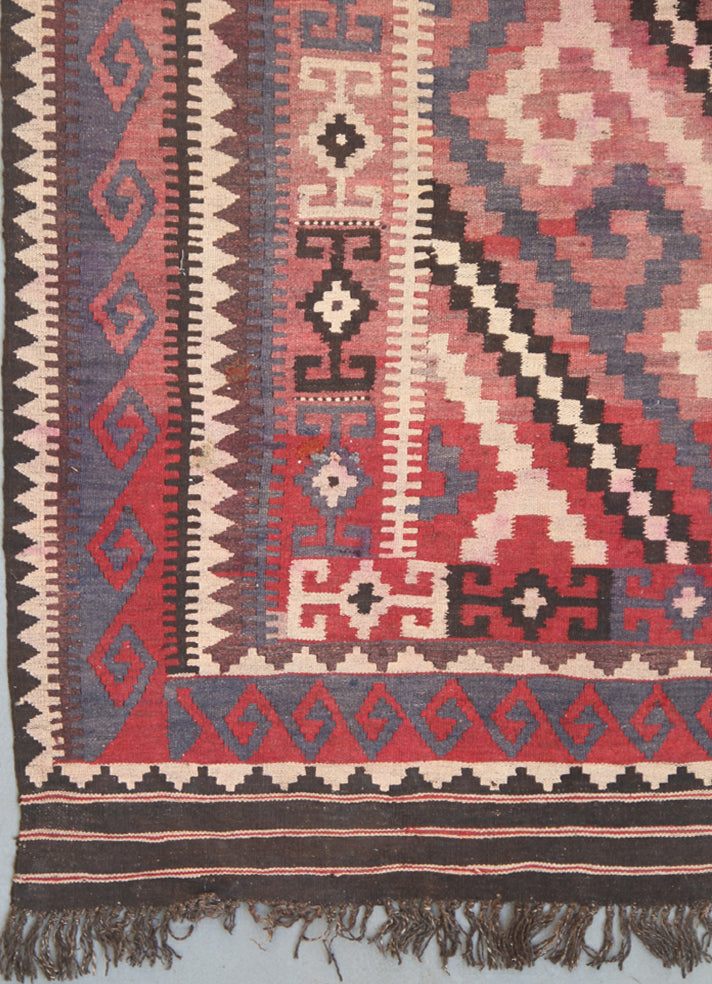 8'x14' Vintage Maimana Kilims | Afghan Tribal Maimana Kilim