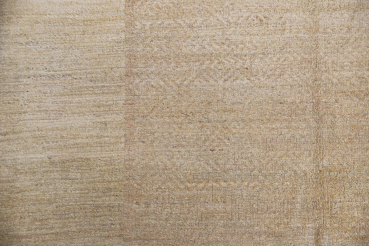 8'x15' Ariana Transitional Gallery Rug – Brown & Tan Greek Key Design