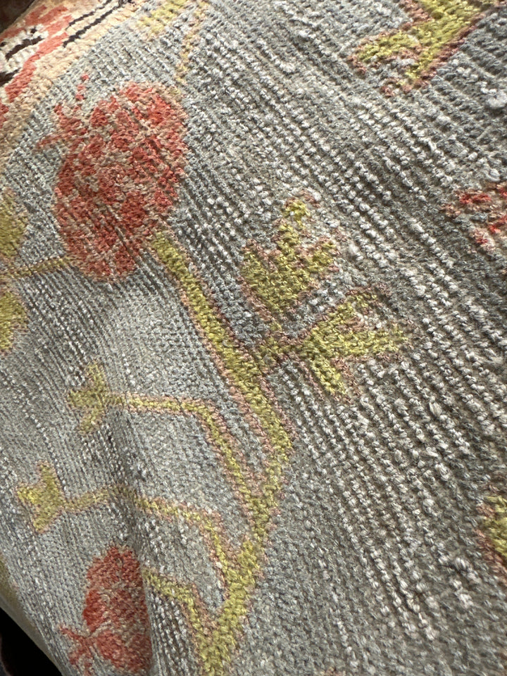 8'x5' Vintage Samarkand Rug | Khotan Area Rug | Soft Color Rug
