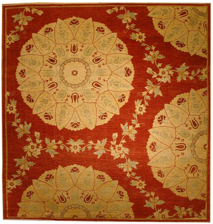 8'x8' Ariana Square Modern Ottoman Design Rug