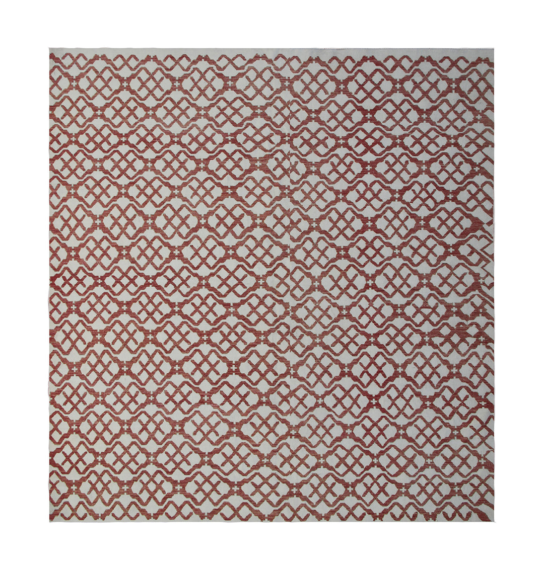 8'x8' Square Geometric Rug | Hand-knotted Ariana Modern Rug