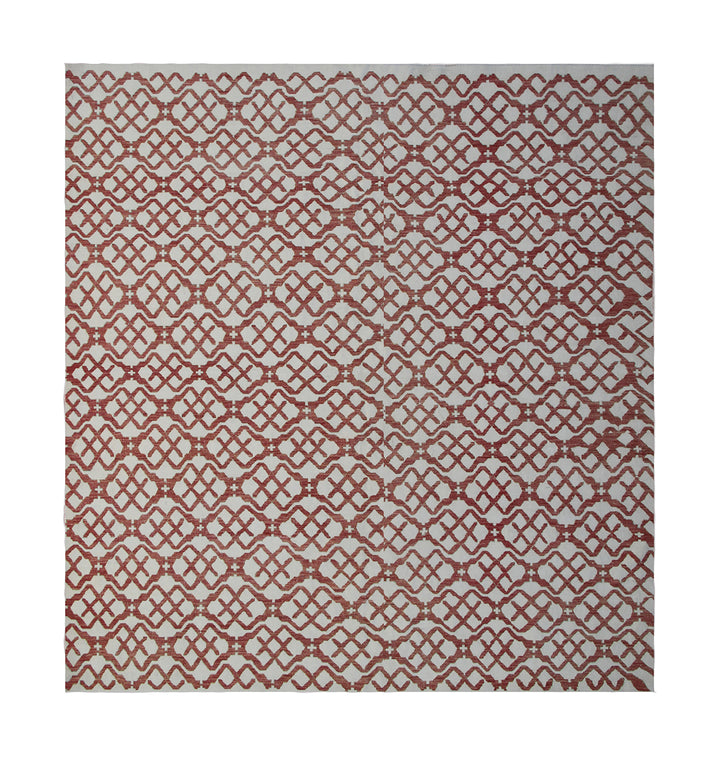 8'x8' Square Geometric Rug | Hand-knotted Ariana Modern Rug