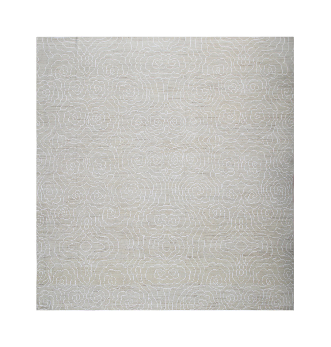Square Cloud Band Design Rug Ariana