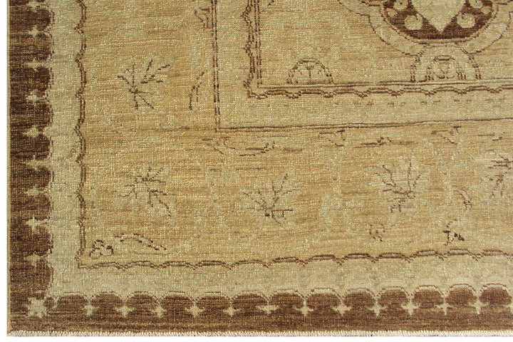 6'x9' Ariana Traditional Brown Ivory European Design Medium Size Area Rug