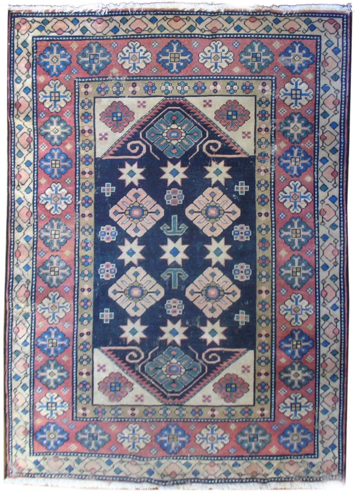 4x6 Yerevan Perpadil Design Vintage Rug