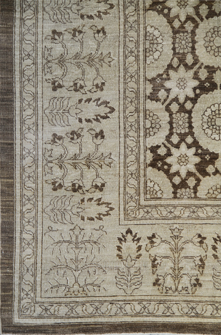 11'x9' Ariana Traditional Tabriz Design Handmade Rug