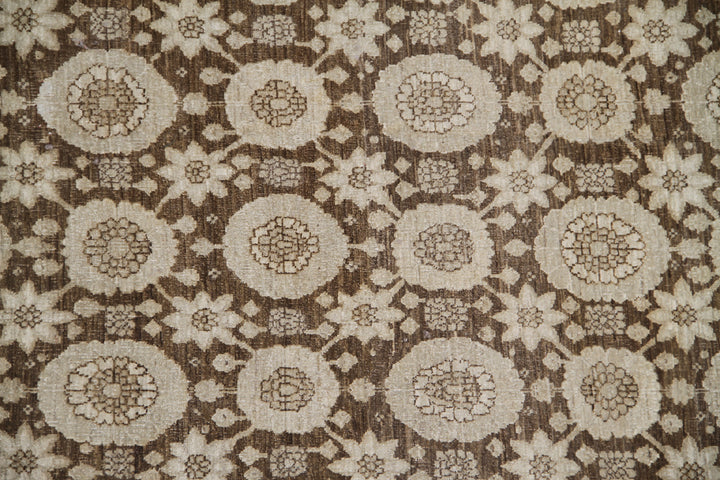 11'x9' Ariana Traditional Tabriz Design Handmade Rug