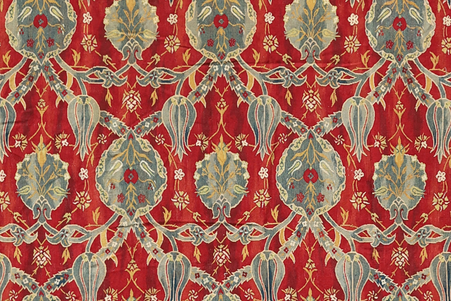 12x16 Red Ottoman Design Aubusson Flatweave Ariana Kilim Collection
