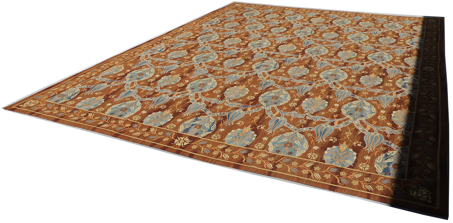 11'x14' Brown Ottoman Design Design Aubusson Flatweave Ariana Kilim Collection