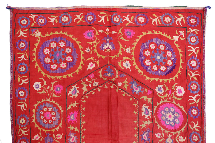 3'x5' Uzbek Suzani Prayer Textile