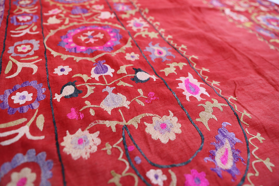 3'x5' Uzbek Suzani Prayer Textile